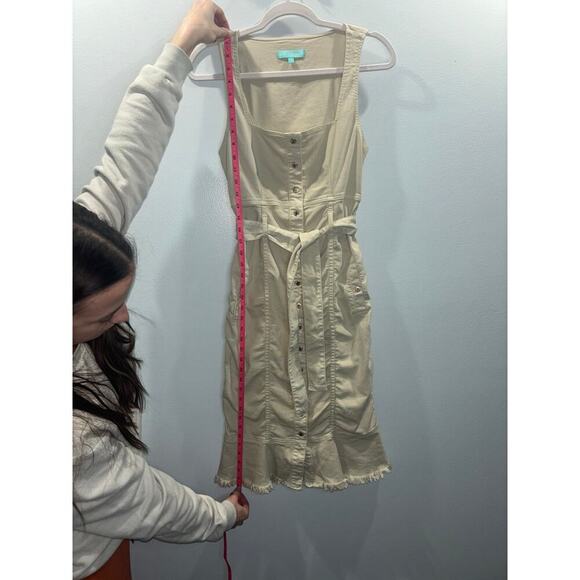 Melissa Odabash Ruby Tan Midi Dress Small | Melissa Odabash Ruby Sheath Dress - Picture 12 of 14